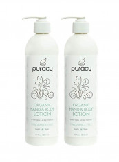2-Piece Organic Hand And Body Lotion Set 12ounce