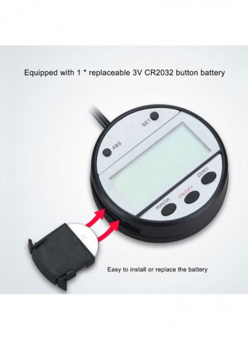 Multi-Functional Digital Readout Linear Scale With Remote Black 76.5centimeter