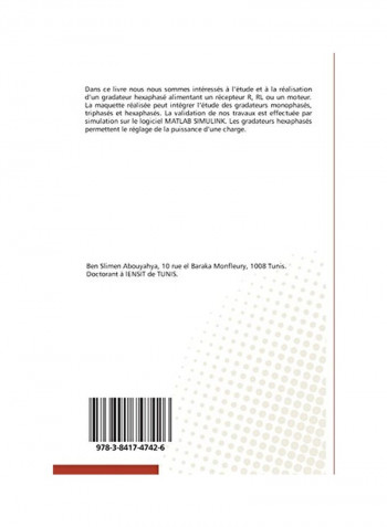 Etude Et RÉAlisation d'Un Gradateur Hexaphas Paperback