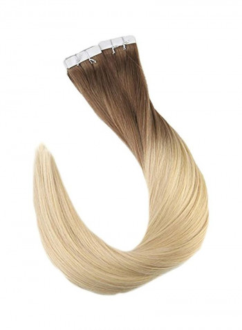 20-Piece Hair Extensions Wig #6T613 Brown 16inch