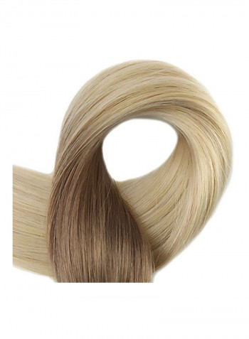 20-Piece Hair Extensions Wig #6T613 Brown 16inch