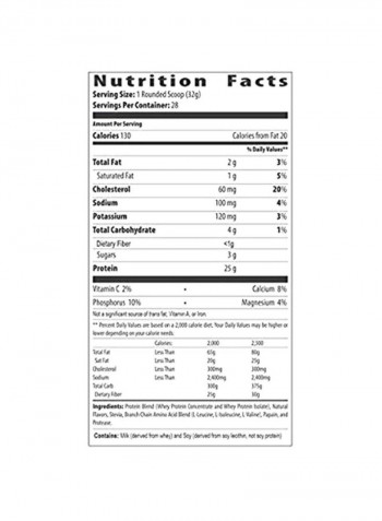 Whey Protein Powder - Vanilla Shake