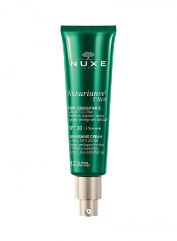 Nuxuriance Ultra Replenishing Cream SPF 20 PA+++ Green/Silver 50ml