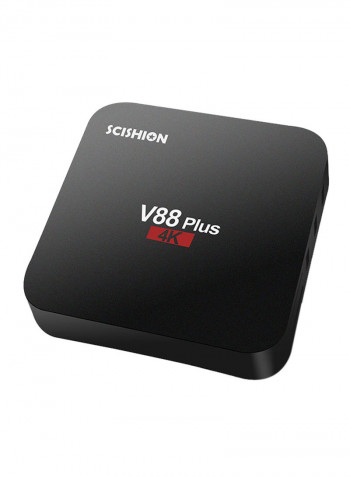 V 88 Quad Core KODI Miracast DLNA Wi-Fi LAN TV Box V5209US Black