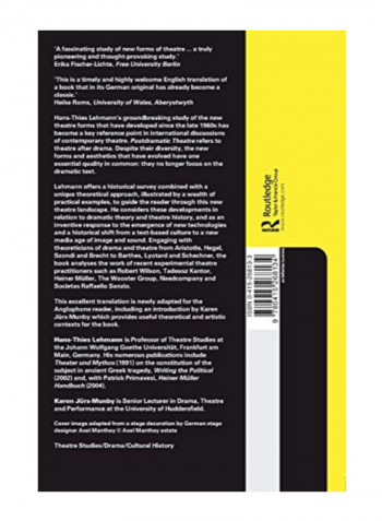 Postdramatic Theatre Paperback