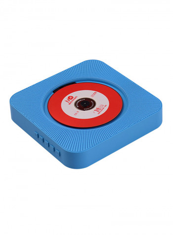 Portable Wall Mounted Audio Boombox With Remote CDP1040 Blue/White