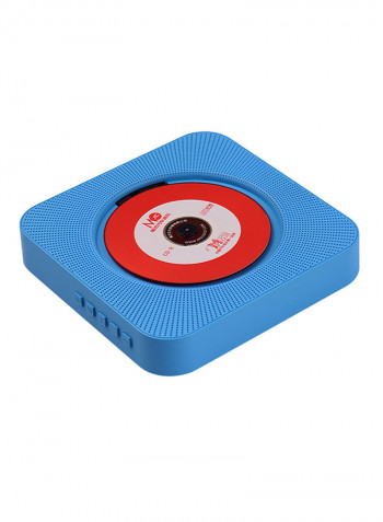 Portable Wall Mounted Audio Boombox With Remote CDP1041 Blue/White