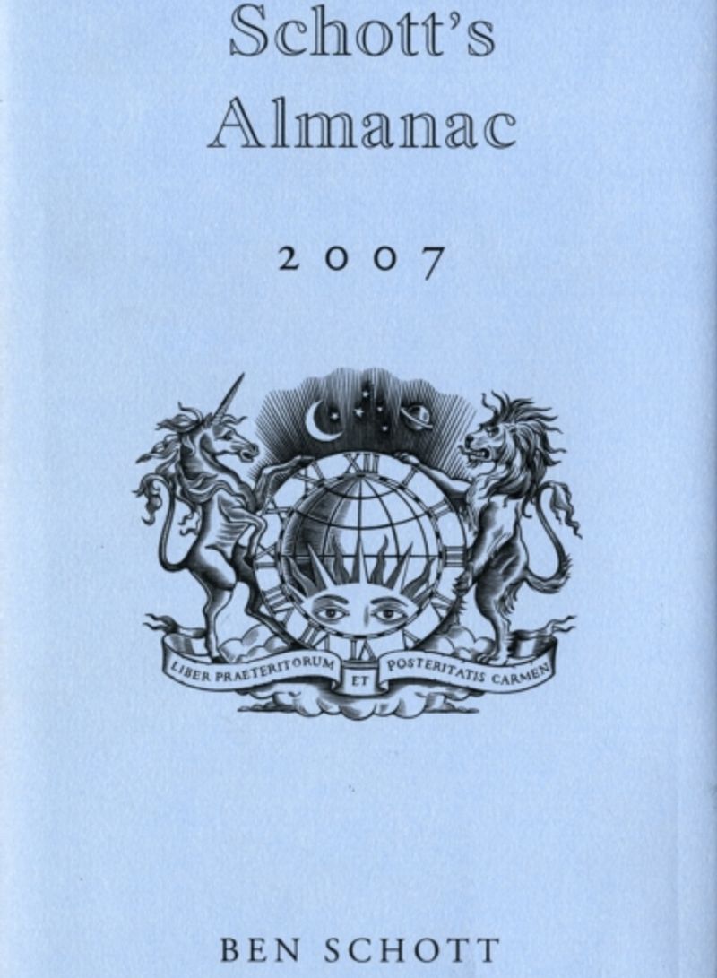 Schott's Almanac 2007 - Hardcover 1