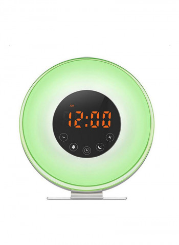Sunrise Digital Alarm Clock White 20 x 10 x 20cm