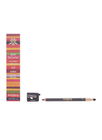 Eyeliner With Blender And Sharpener #3 Steel