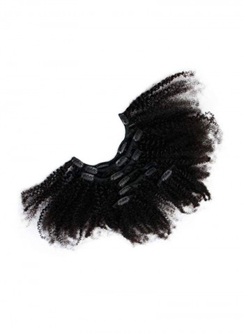 Clip-In Hair Extensions Black 16inch