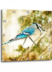 DPP 12372 2 Jay Grunge By Angelandspot Wall Clock Multicolour 13x13inch