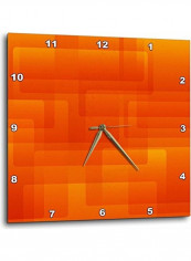 Printed Wall Clock Orange 13x13inch
