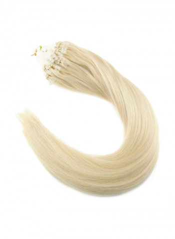 Straight Micro Loop Hair Extension Blonde 14inch