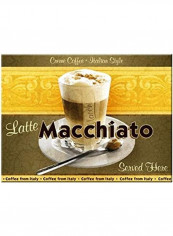Latte Macchiato Themed Magnet Multicolour