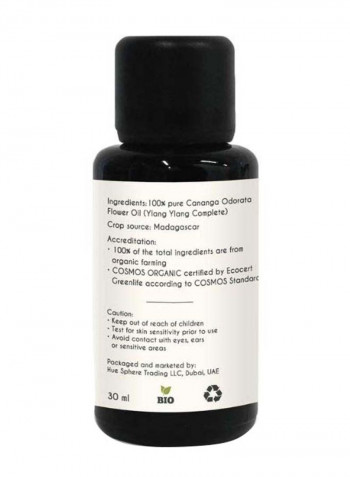 Organic Ylang Ylang Essential Oil 30ml