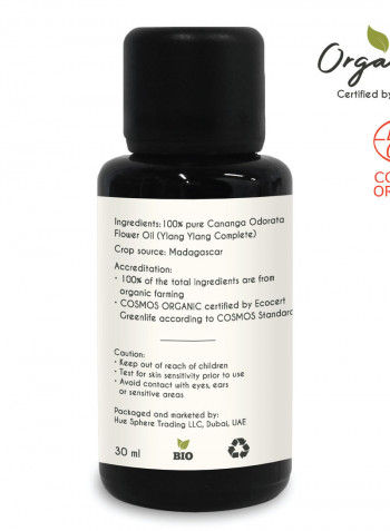 Organic Ylang Ylang Essential Oil 30ml