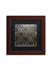 Paris Apartment III Canvas Wall Art Grey/Gold 18 x 18inch