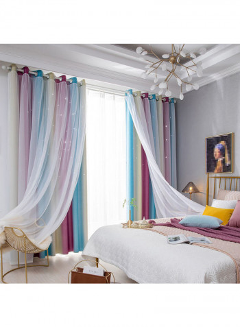 Star Curtains Purple