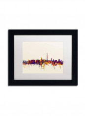 Washington Dc Skyline V Wall Art Multicolour 11 x 14inch