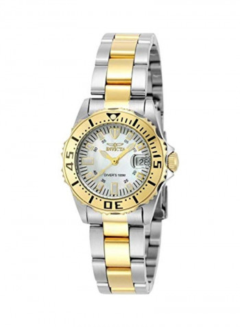 Women's 18k Gold-Plated Stainless Steel Analog Watch 6895