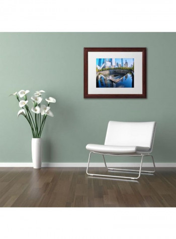 911 Memorial Wooden Framed Wall Art Multicolour 11 x 14inch
