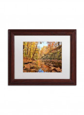 Beaver Creek 2 Wooden Frame Wall Art Multicolour 11 x 14inch