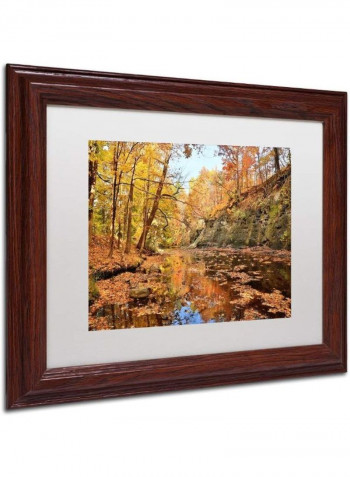 Beaver Creek 2 Wooden Frame Wall Art Multicolour 11 x 14inch