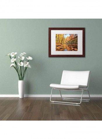 Beaver Creek 2 Wooden Frame Wall Art Multicolour 11 x 14inch