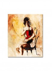 Divine Melody Canvas Wall Art Multicolour 18 x 24inch