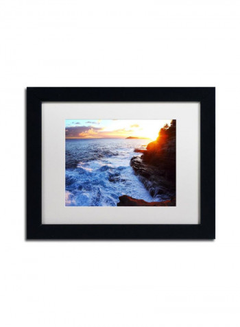 Hawaii 4 Framed Wall Art Multicolour 11 x 14inch