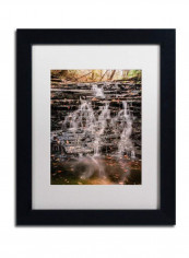 Hidden Falls Framed Wall Art Multicolour 11 x 14inch