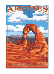 Landscape 14 Canvas Wall Art Multicolour 12 x 19inch