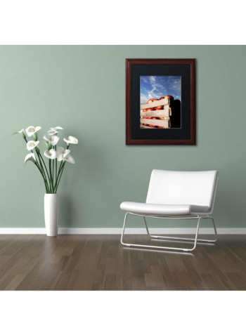 Orchard Wooden Framed Wall Art Multicolour 11 x 14inch