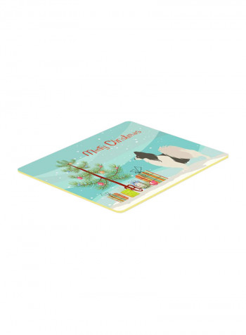 Papillon Christmas Kitchen Mat Multicolour 11 x 14inch