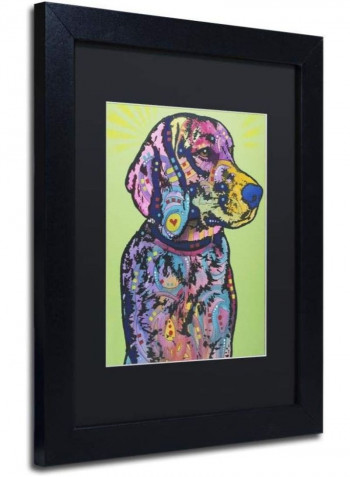 Hank B 19 Framed Wall Art Multicolour 11 x 14inch