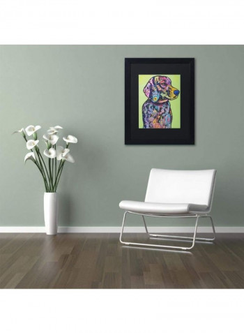 Hank B 19 Framed Wall Art Multicolour 11 x 14inch