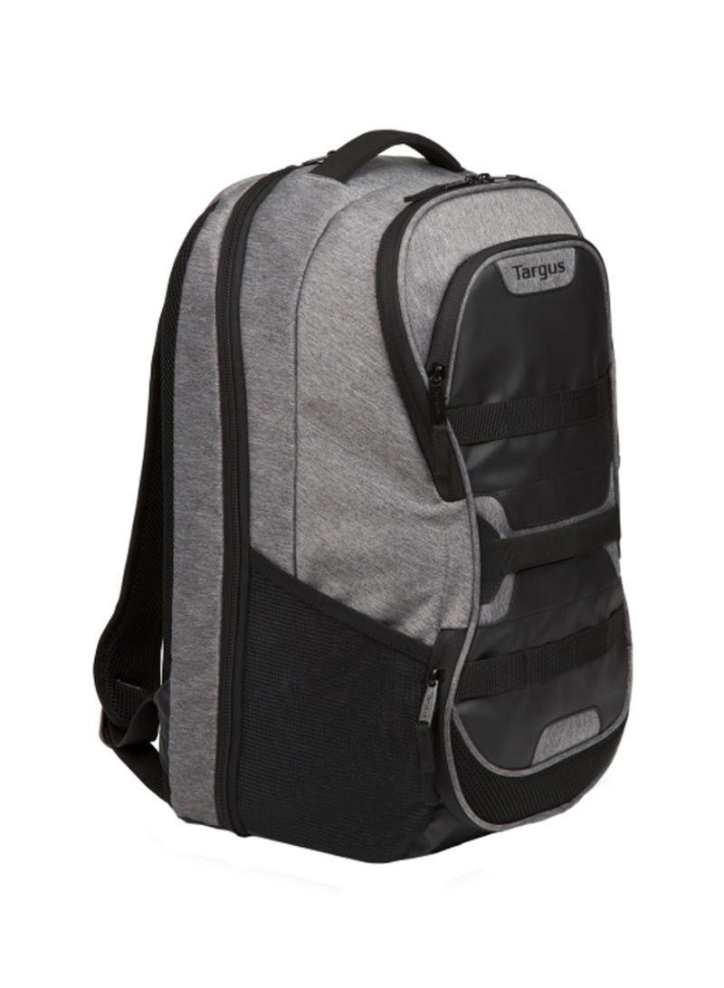 Work And Play Laptop Backpack 15.6-Inch Grey/Black