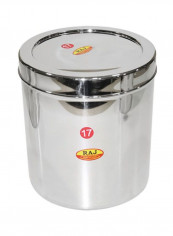 6-Piece Storage Container With Lid 4xContainer (21.1x24.5cm, 22.2x26cm, 23.5x27cm, 24.8x28cm, 26x29.5cm, 27.5x30.5cm)cm