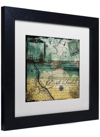 Ocean Clouds I Wall Art Multicolour 11 x 11inch