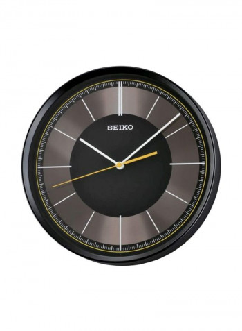 Round Wall Clock Black/Grey 12inch