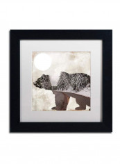 Going Wild III Framed Wall Art Multicolour 11 x 11inch