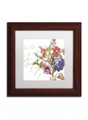 La Belle VIe II Wooden Framed Wall Art Multicolour 11 x 11inch