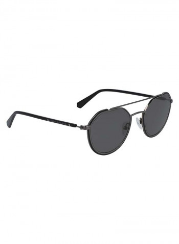 Full Rimmed Round Frame Sunglasses - Lens Size: 52 mm
