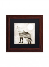 Going Wild IV Wooden Framed Wall Art Multicolour 11 x 11inch