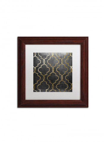 Paris Apartment Iii Framed Wall Art Grey/Gold 11 x 11inch