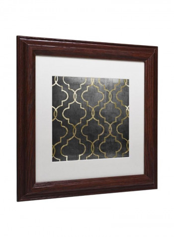 Paris Apartment Iii Framed Wall Art Grey/Gold 11 x 11inch