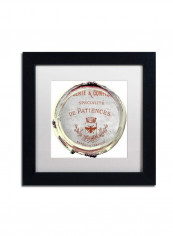 Paris In Frames 2 Framed Wall Art Grey/Gold 11 x 11inch