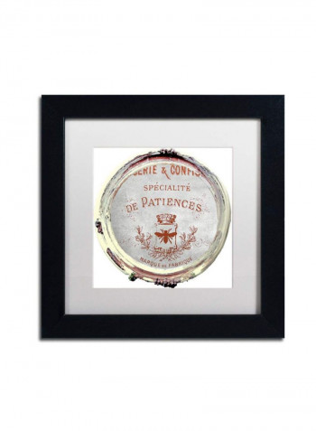 Paris In Frames 2 Framed Wall Art Grey/Gold 11 x 11inch