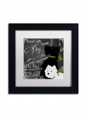Ballet Dancer Girl Painting Printed On Canvas Wall Art Multicolour 11 x 11inch